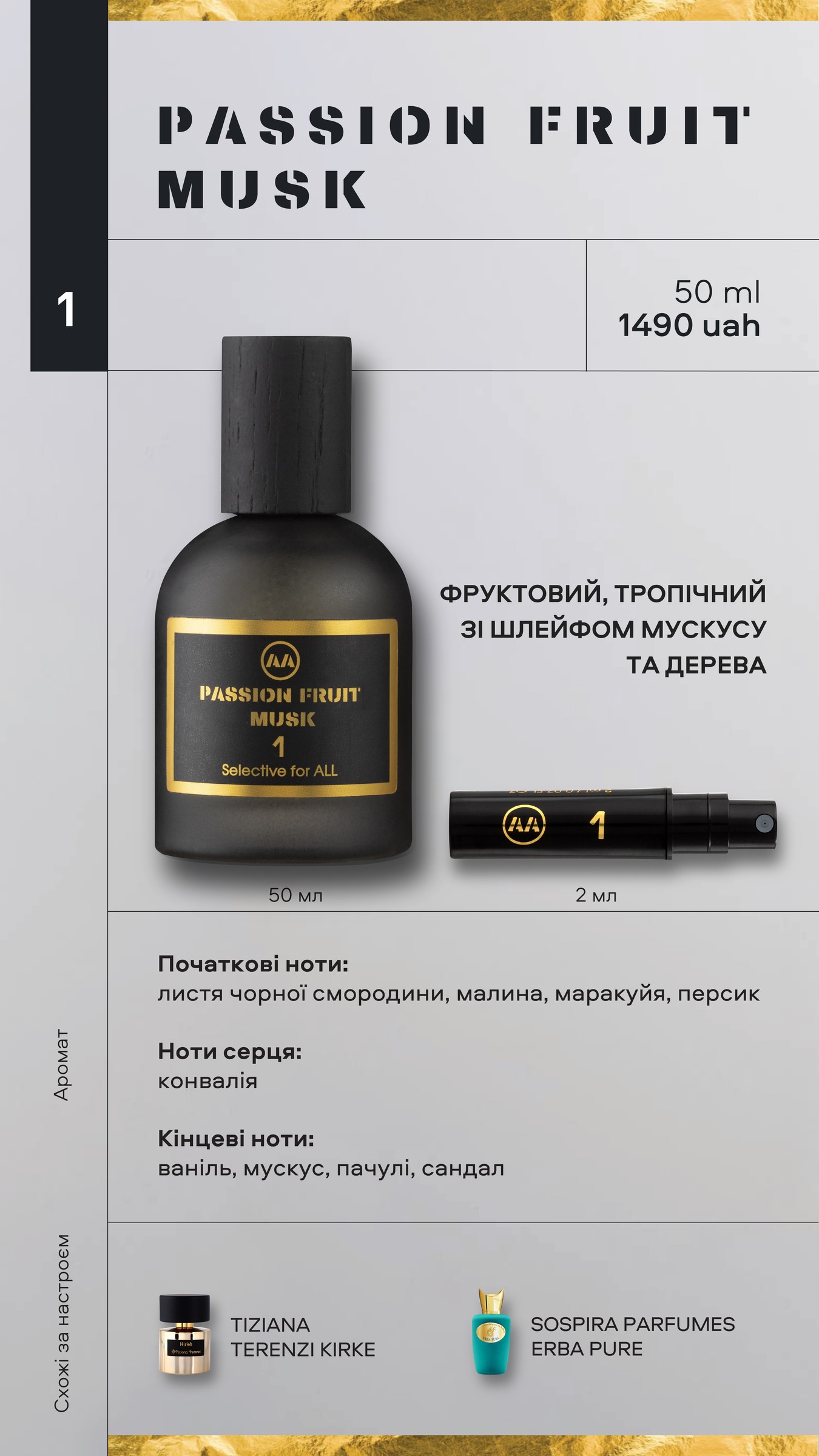 PASSION FRUIT MUSK — парфуми Amazing Aroma